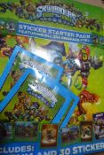 *Box Containing 30 Sets of Skylander Sticker Books