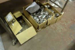 4 Boxes of Assorted Stainless Steel Teapots etc