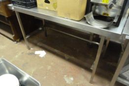 Stainless Steel Preparation Table