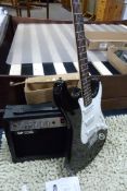 *Evolation Electric Guitar with Acoustic Solutions GA10 Amplifier