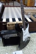 *Evolation Electric Guitar with Acoustic Solutions GA10 Amplifier
