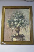 Gilt Framed Oil on Board Depicting Still Life