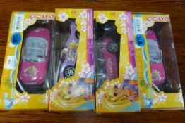 *4 Pink Remote Controlled Cars