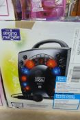 *Singing Machine with Lights - Black