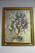 Gilt Framed Oil on Board Depicting Still Life