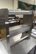 Heater Serve Over Stainless Steel Shelf Unit with Note Nipper