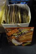 Box of Assorted LP & 78 Records