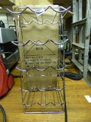 Chrome 15 Bottle Wine Rack