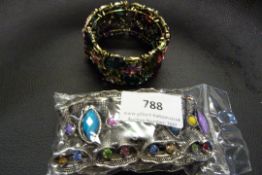 *2 Multi-Coloured Bracelets