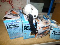 *5 x 12 Volt Vacuum Cleaners