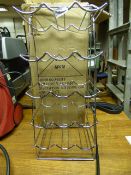 Chrome 15 Bottle Wine Rack