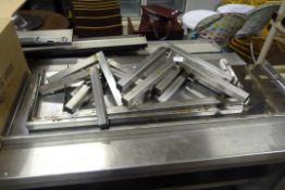 4 Stainless Steel Shelves with Brackets REF013
