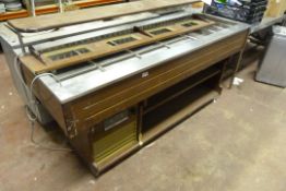 *Tecfrigo Stainless Steel & Wood Salad Bar