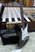 *Evolation Electric Guitar with Acoustic Solutions GA10 Amplifier