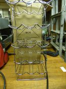 Chrome 15 Bottle Wine Rack
