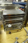 RV Rutland Hotplate Warming Cabinet with 7 Hot Plates