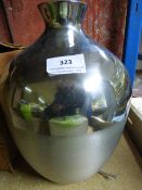 *Polished Aluminium Vase