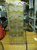 Chrome 15 Bottle Wine Rack