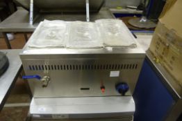 *Gas Fired Wetwell 3 Pot Bain Marie REF416