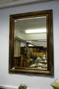 Gilt Framed Bevelled Glass Mirror