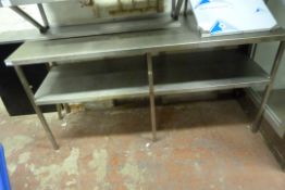 Stainless Steel Preparation Table