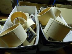 2 Boxes of Halogen Wall Lights