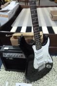 *Evolation Electric Guitar with Acoustic Solutions GA10 Amplifier