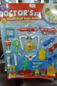 *Box Containing 10 Sets of Doctor's Medical Toy Kits