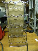 Chrome 15 Bottle Wine Rack