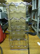 Chrome 15 Bottle Wine Rack