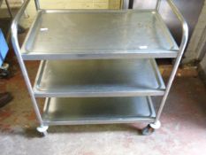 3 Tier Stainless Steel Catering Trolley