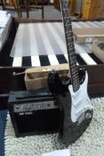 *Evolation Electric Guitar with Acoustic Solutions GA10 Amplifier