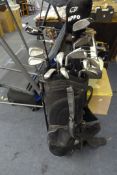 Set of Hippo Golf Clubs in Carry Bag