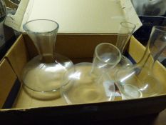 4 Glass Decanters