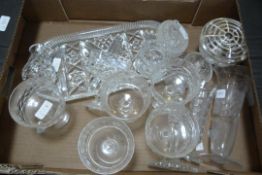Quantity of Cut Glassware