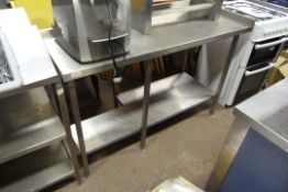 Stainless Steel Preparation with Undershelf