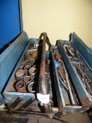 Cantilever Tool Box Containing Socket Tools - Allen Keys etc