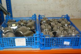 *2 Trays of Stainless Steel Teapots