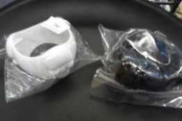 *1 Black & 1 White Skull Bangle