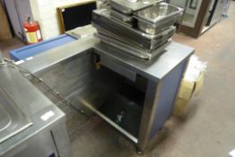 *Stainless Steel Mobile Point of Sale Unit