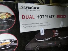 Silver Crest Dual  Hotplate & Saute Pan