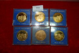 6 William Wilberforce Commemorative Bronze Medals
