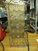 Chrome 15 Bottle Wine Rack