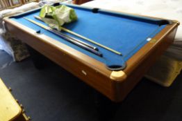Riley Pool Table with Cues & Balls and Accessories