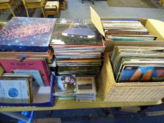 Large Collection of LP Records, CDs & Singles