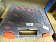 11 Piece Screw Driver Bit Set in Carry Case