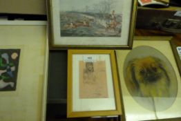 Assorted Pencil & Pastel Drawings etc