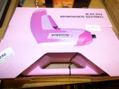 Parkside Pink Cordless Screw Driver