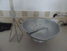 Aluminium Colander, Potato Masher etc