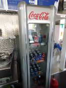 Single Door Drinks Refrigerator Branded Coca-Cola and Contents